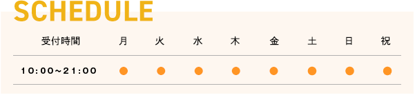 スケジュール